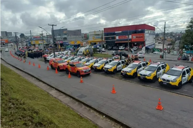 São José dos Pinhais recebe novas viaturas e equipamentos para reforçar forças de segurança
