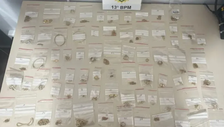 Adolescente é apreendido com joias avaliadas em mais de R$ 700 mil após furto em shopping de Curitiba